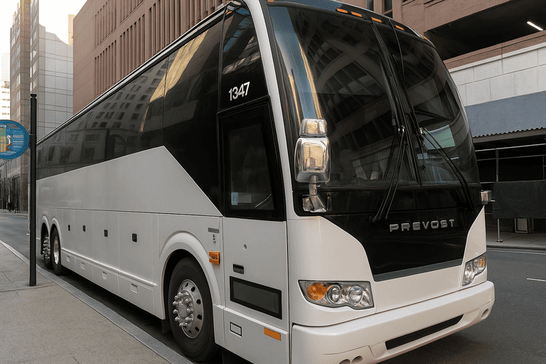 a Carrollton Coach Bus Service coach bus