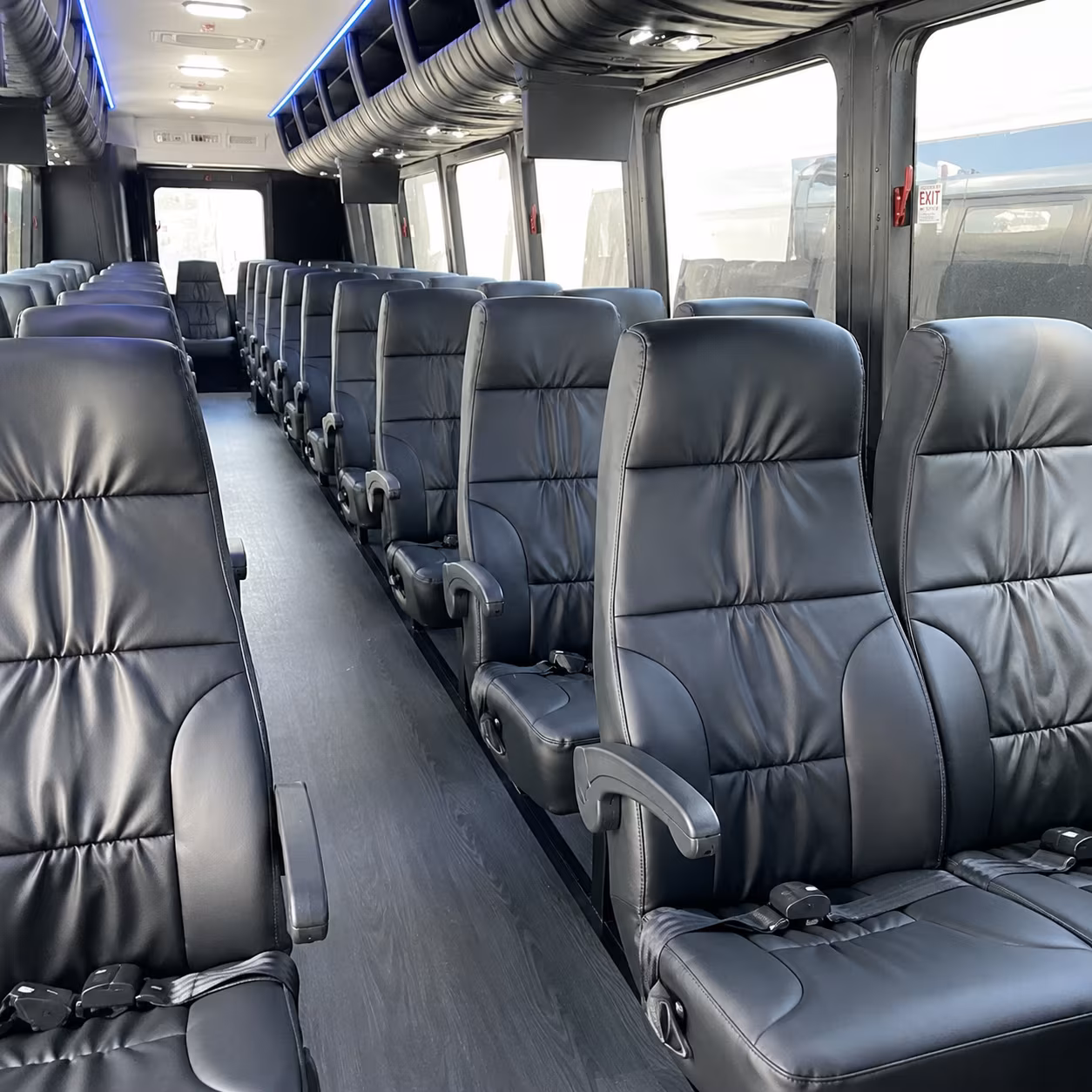 carrollton 30 passenger minibus interior