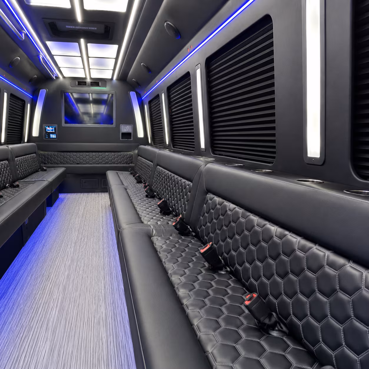 carrollton party bus inside