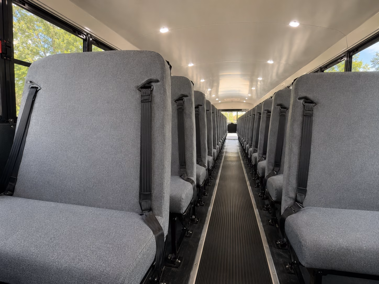 carrollton school bus inside