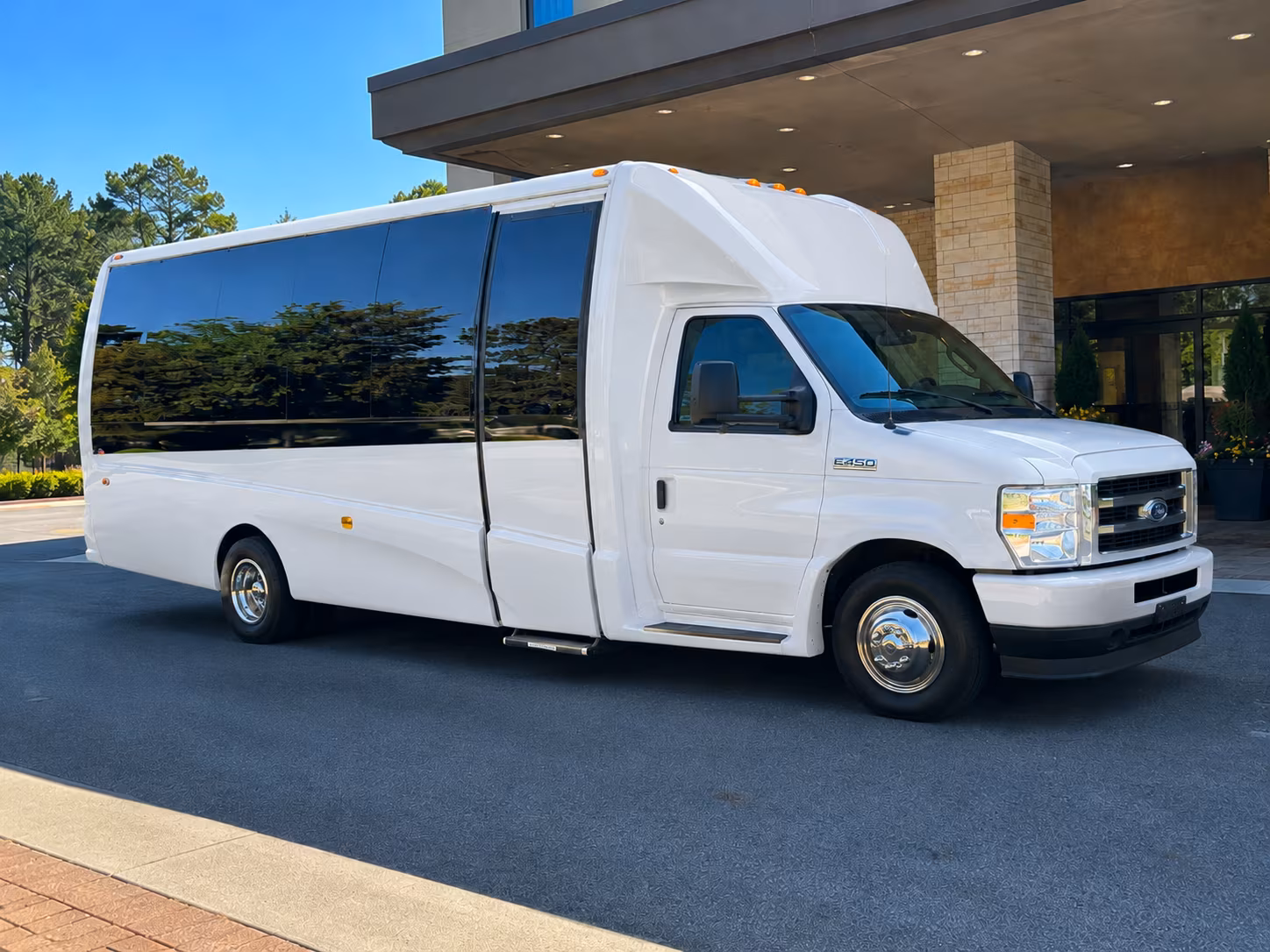 employee shuttle buses for carrollton office parks and corporate campuses